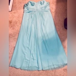David’s Bridal Sea foam green Brides maid dress
